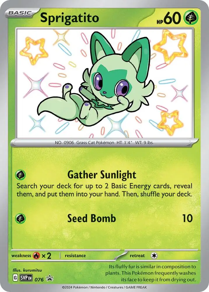 Sprigatito SVP Black Star Promos 076
