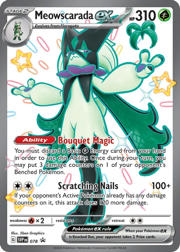 Meowscaradaex SVP Black Star Promos 078