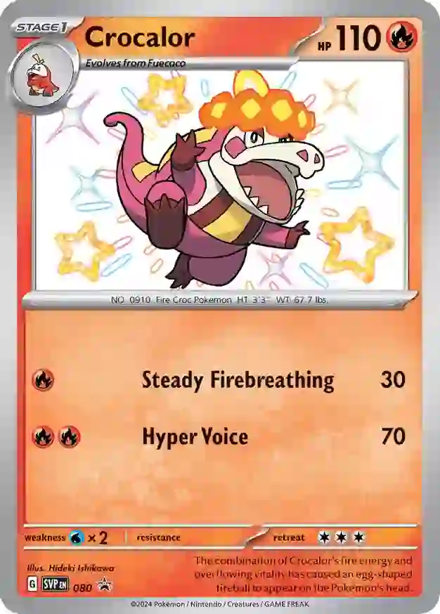 Crocalor SVP Black Star Promos 080