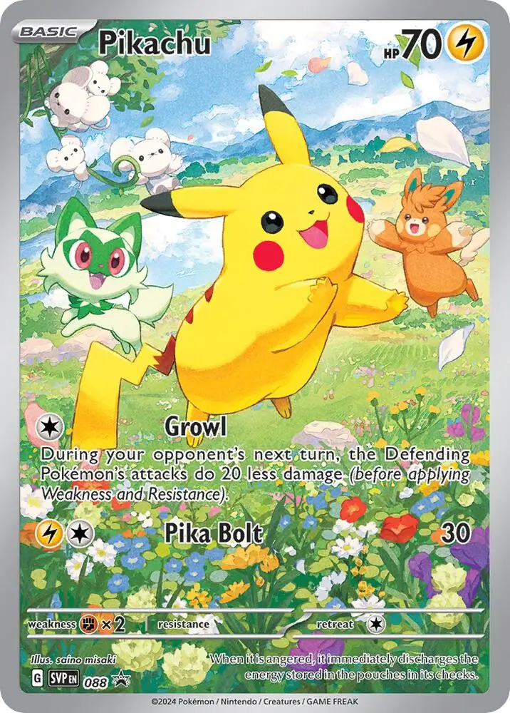 Pikachu SVP Black Star Promos 088