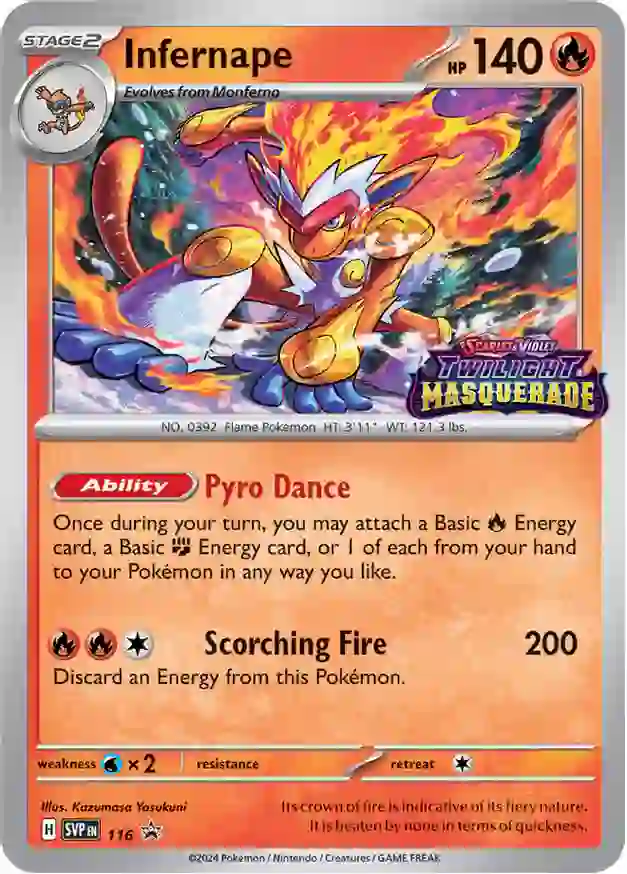 Infernape SVP Black Star Promos 116