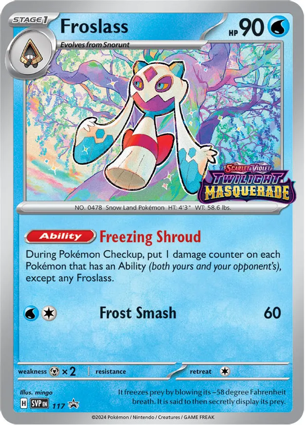 Froslass SVP Black Star Promos 117