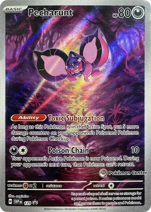 Pecharunt [Pokémon Center] SVP Black Star Promos 129