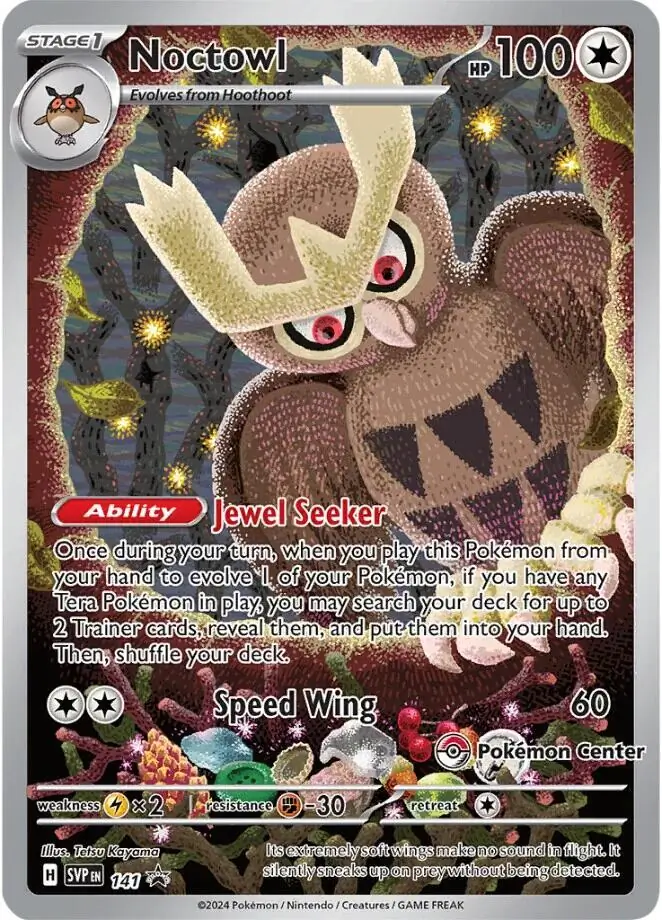 Noctowl [Pokémon Center] SVP Black Star Promos 141