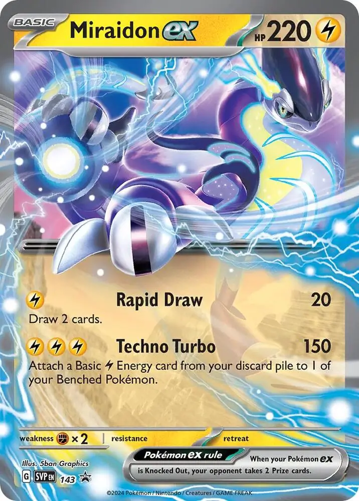 Miraidonex SVP Black Star Promos 143