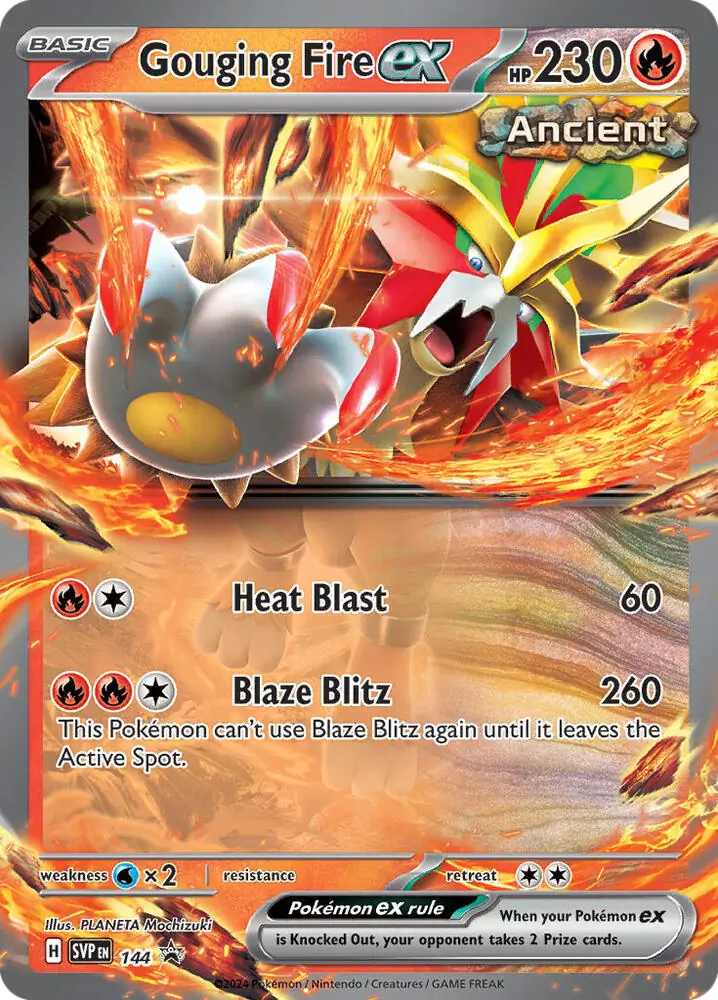Gouging Fireex SVP Black Star Promos 144