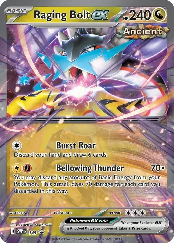 Raging Boltex SVP Black Star Promos 145