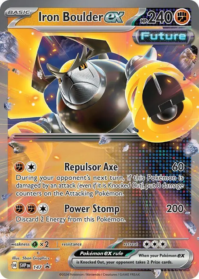 Iron Boulderex SVP Black Star Promos 147