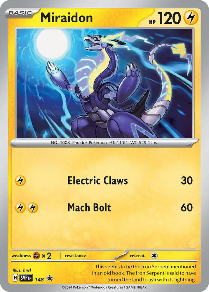 Miraidon SVP Black Star Promos 148