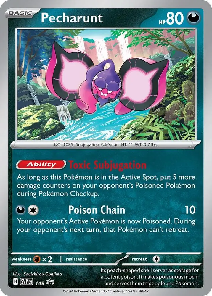 Pecharunt SVP Black Star Promos 149