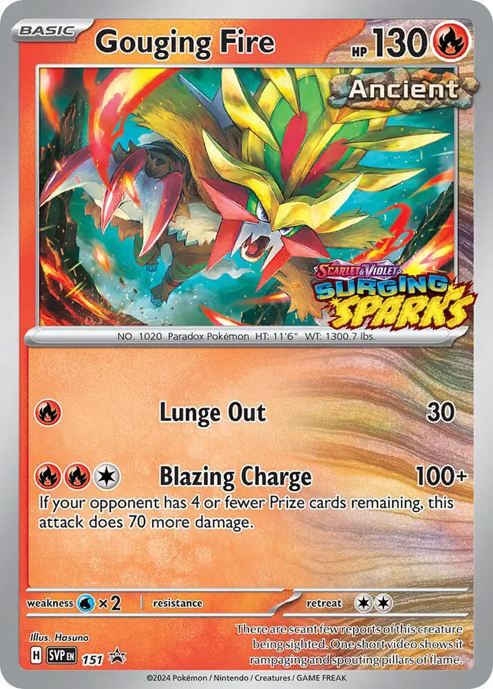 Gouging Fire SVP Black Star Promos 151