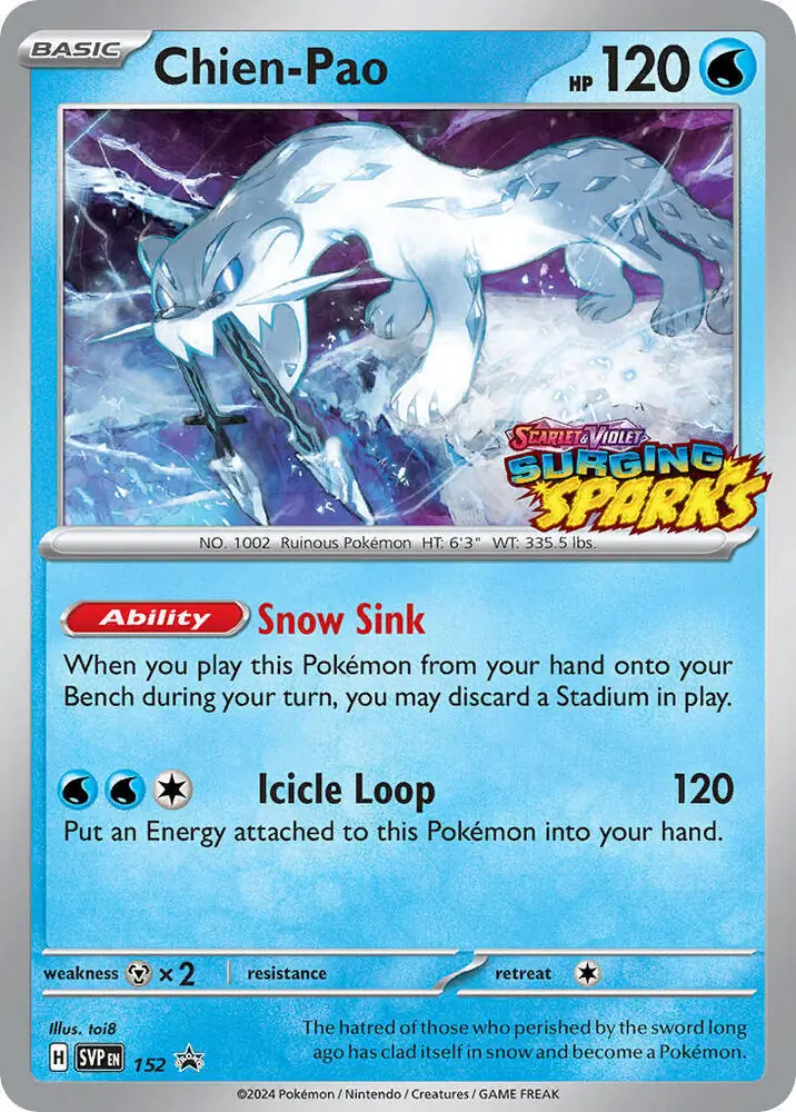 Chien-Pao SVP Black Star Promos 152