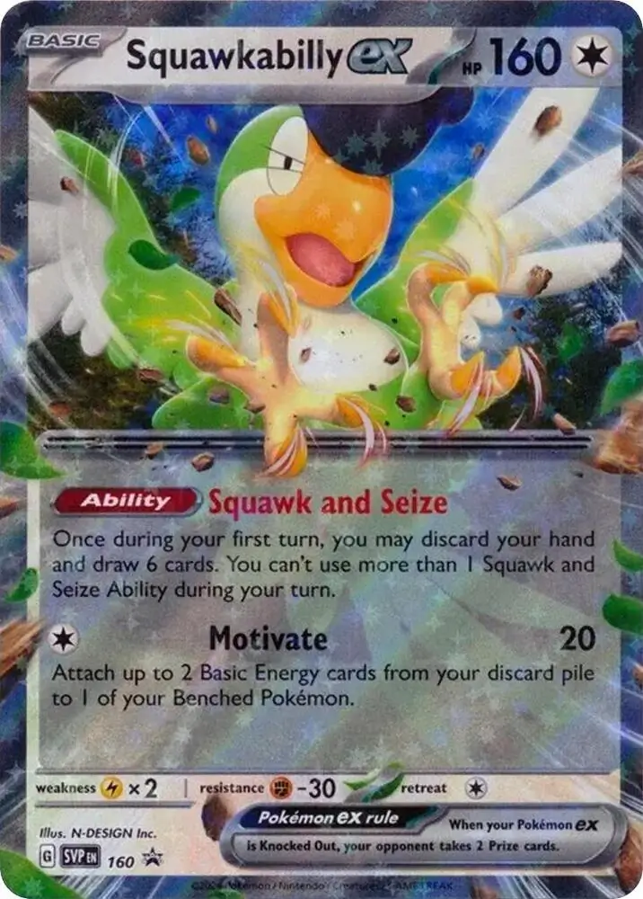 Squawkabillyex SVP Black Star Promos 160