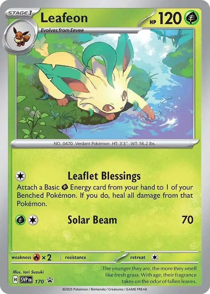 Leafeon SVP Black Star Promos 170