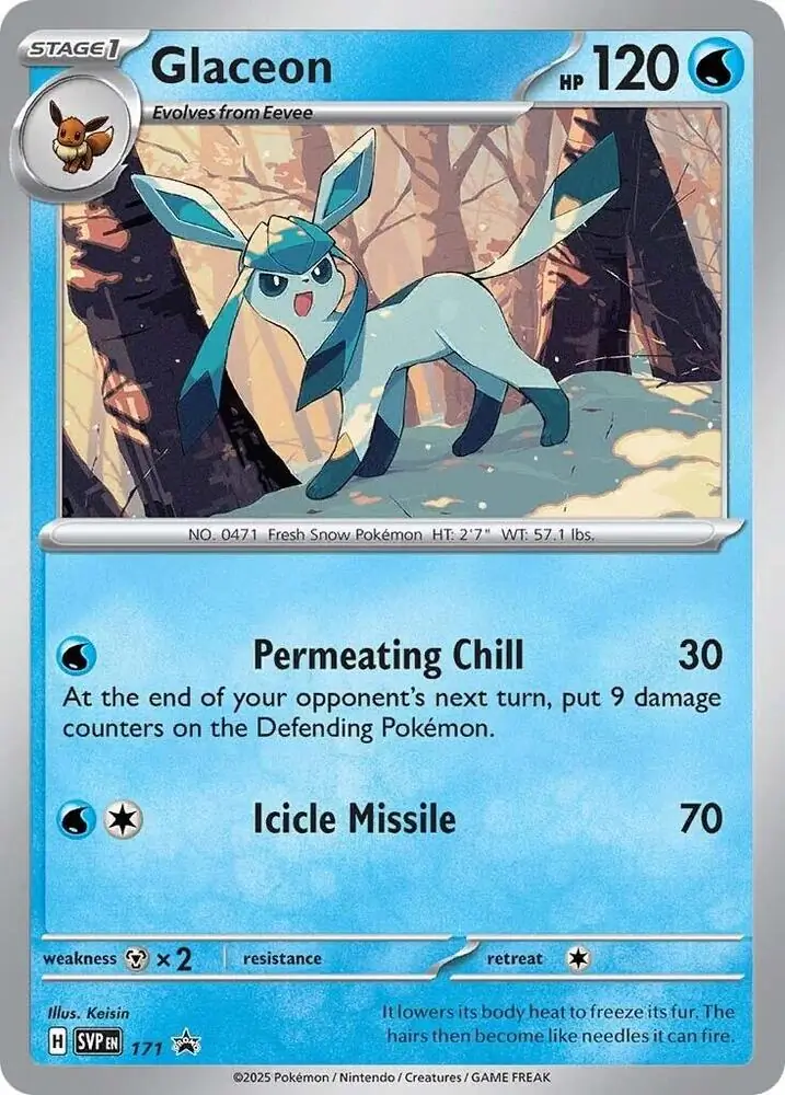 Glaceon SVP Black Star Promos 171