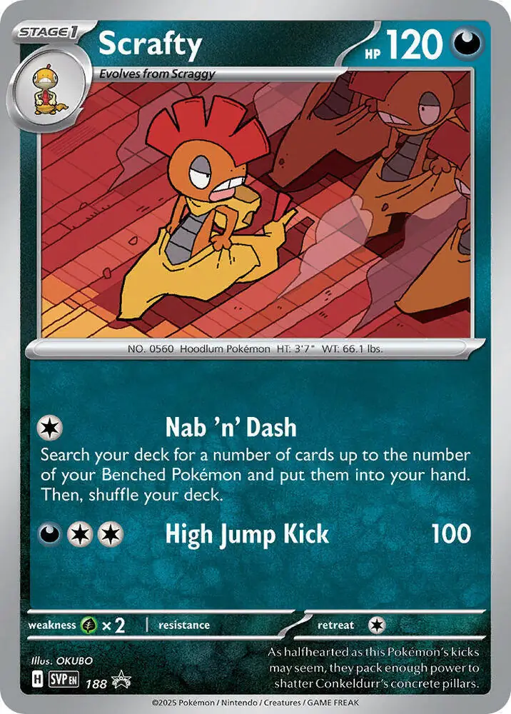 Scrafty SVP Black Star Promos 188
