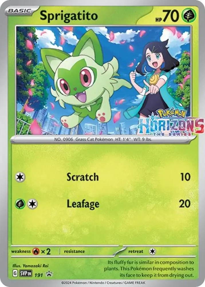 Sprigatito SVP Black Star Promos 191