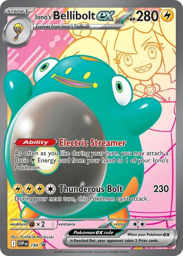 Iono's Belliboltex SVP Black Star Promos 194