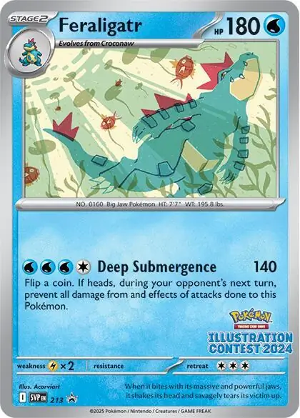 Feraligatr SVP Black Star Promos 213