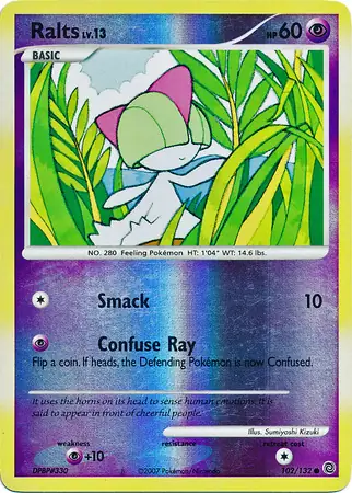 102/132 Ralts SW Common Reverse Holo