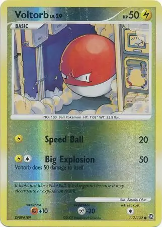 117/132 Voltorb SW Common Reverse Holo