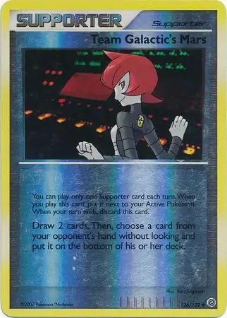 126/132 Team Galactic's Mars SW Uncommon Reverse Holo