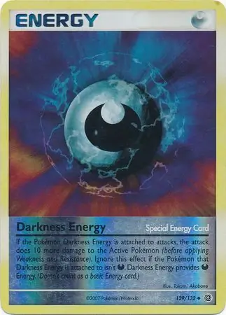 129/132 Darkness Energy SW Uncommon Reverse Holo