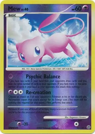 15/132 Mew SW Rare Holo Reverse Holo