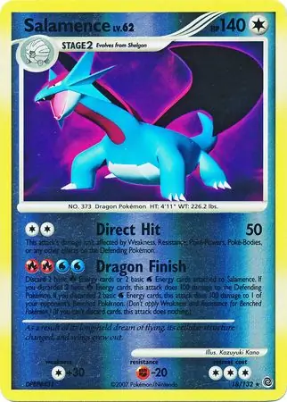 18/132 Salamence SW Rare Holo Reverse Holo