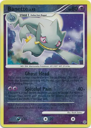 23/132 Banette SW Rare Reverse Holo