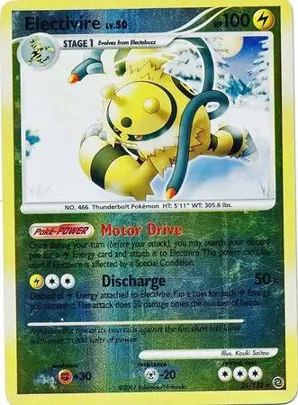 25/132 Electivire SW Rare Reverse Holo