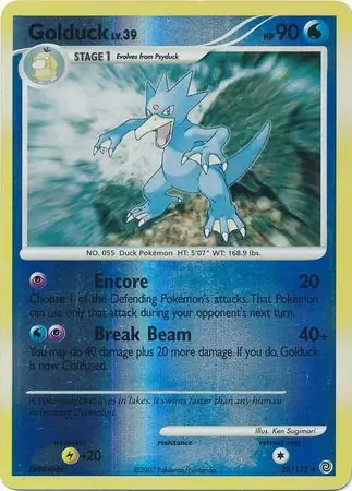 28/132 Golduck SW Rare Reverse Holo