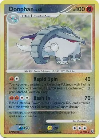 48/132 Donphan SW Uncommon Reverse Holo