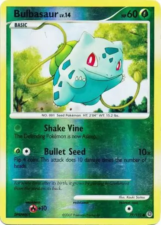 77/132 Bulbasaur SW Common Reverse Holo