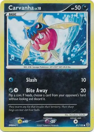 81/132 Carvanha SW Common Reverse Holo