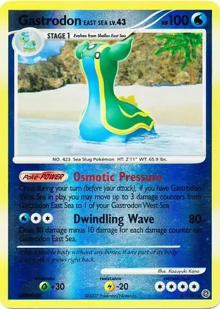 8/132 Gastrodon East Sea SW Rare Holo Reverse Holo