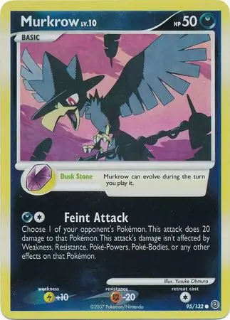 95/132 Murkrow SW Common Reverse Holo