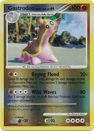9/132 Gastrodon West Sea SW Rare Holo Reverse Holo