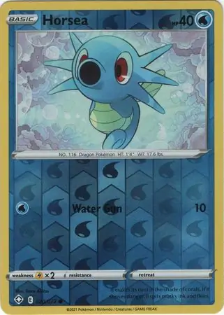 Horsea Shining Fates 020/072 Common Reverse Holo