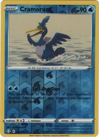 Cramorant Shining Fates 028/072 Uncommon Reverse Holo