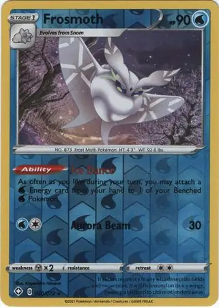 Frosmoth Shining Fates 030/072 Rare Holo Reverse Holo