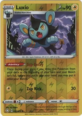 Luxio Shining Fates 032/072 Uncommon Reverse Holo