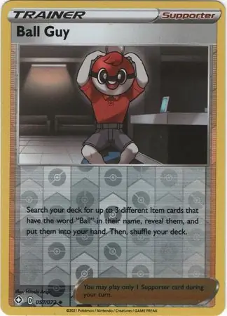 Ball Guy Shining Fates 057/072 Uncommon Reverse Holo