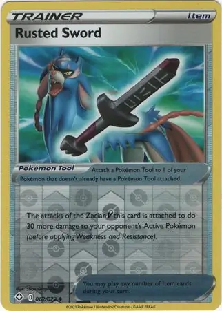 Rusted Sword Shining Fates 062/072 Uncommon Reverse Holo