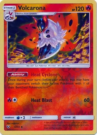 Volcarona Shining Legends 13/73 Uncommon Reverse Holo