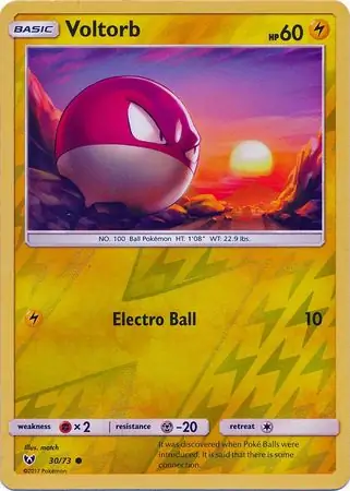 Voltorb Shining Legends 30/73 Common Reverse Holo