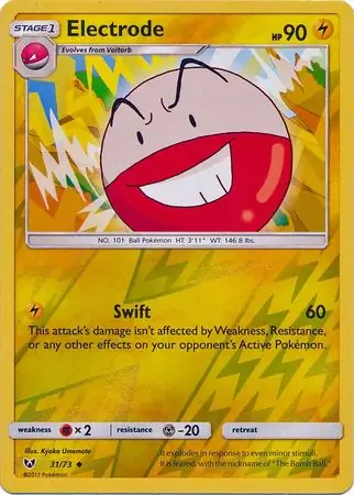 Electrode Shining Legends 31/73 Uncommon Reverse Holo