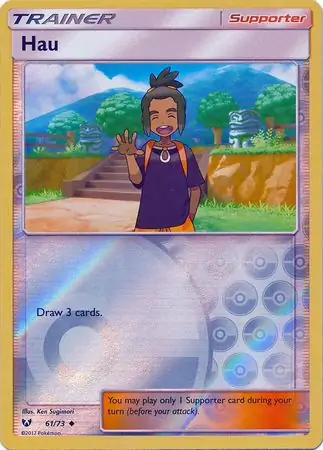 Hau Shining Legends 61/73 Uncommon Reverse Holo