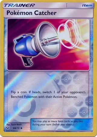 Pokémon Catcher Shining Legends 64/73 Uncommon Reverse Holo