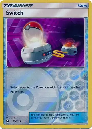 Switch Shining Legends 67/73 Uncommon Reverse Holo